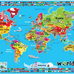 sunta H.Trf Printed Jigsaw Puzzle-World Map-Box-picture-14