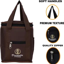 diamodis fashion Trendy NEW 2023 All Age ETC A1 lunch bag, tiffin bag Medium sizeuse upto 3 boxes Waterproof Lunch Bag image 3