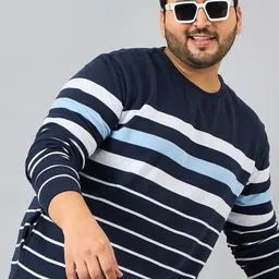 austivo Men Full Sleeve Striped Sweatshirt-picture-11
