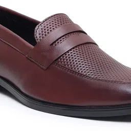 hayes london Genuine Leather Slip-On Formal Loafers, Lightweight & Comfortable Shoes, Loafers For Men image 5