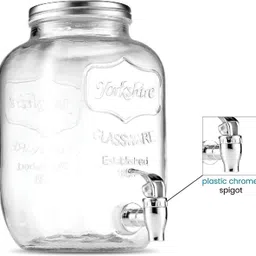 smilerry 4 L Glass Table Top Manual Water Dispenser image 3