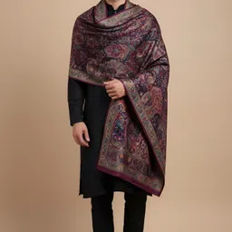 MUFFLY Modal Paisley Men Shawl-picture-18