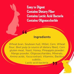 Petslife Premium Rabbit Food 1kg - Fruits & Honey Fruit 1 kg Dry All Life Stages Rabbit Food image 4