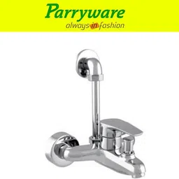 parryware Primo Wall Mixer with Overhead Shower Provision Bathroom set of 4 pic 245 Wall Mixer Faucet image 4