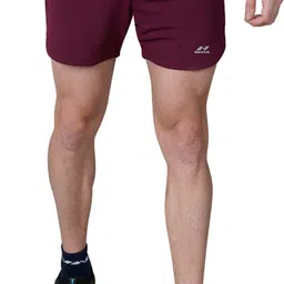 nivia Solid Men Maroon Sports Shorts-picture-11