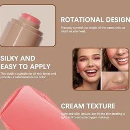 florero New Buildable & blindable Creamy Matte Finish Pocket Blusher Combo image 5