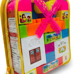 kiddomix 47+ Extra Large Pcs Colourful Building Blocks, Learning & Creative Toy for Kids-picture-29