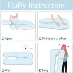 jaipurlinen "Enjoy full-body comfort and support for a more peaceful pregnancy journey." Microfibre Solid Pregnancy Pillow Pack of 1 image 5