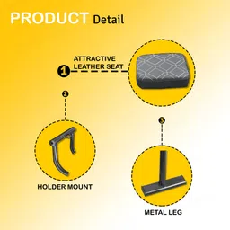 generox Foldable Child Seat Single Bike Seat Cover For Hero Moto Corp Duet image 3