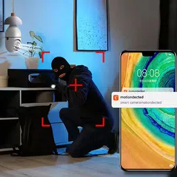 Cxoen 1080p Light Bulb CCTV Camera with 360° Mobile Monitoring Security Camera image 3