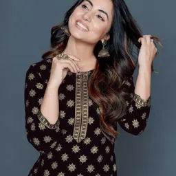 kgn Women Viscose Rayon Kurta Palazzo Set image 4