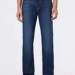 pepe jeans Men Straight Fit Mid Rise Blue Jeans-picture-10