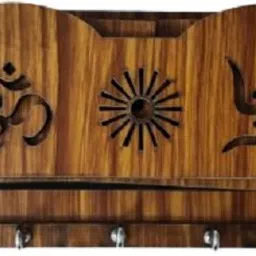 shree jee enterprises Decorative Wooden Key Holder with Spiritual Wall Mounted Design Wood Key Holder-picture-24