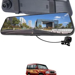 maties 9.66 inch Full Touch HD Mirror Screen Satrlight Night Vision-251 Black LED-picture-21