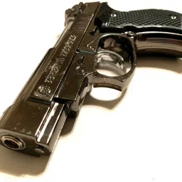 play run Beretta M92G CQB Print Pistol Shape Antique Copper Premium Pocket Cigarette Lighter Pocket Lighter|Jet Flame And windproof | Refillable Butane Gas System Pocket Lighter image 4