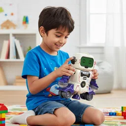 allsmilestoys Robot Toy for Kids 3+ | Interactive Musical Robot with Lights & 360° Rotation image 2