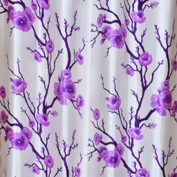 arick home 153 cm (5 ft) Window Polyester Semi Transparent Curtain (Pack Of 2) image 2