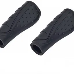 shrenik Bicycle Handlebar Grip Set Non Toxic Soft Rubber Anti-slip Standard Size Bicycle Handle Grip-picture-12