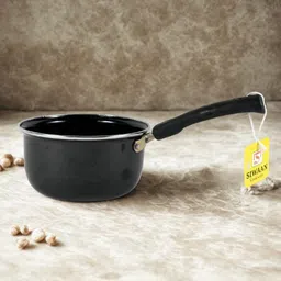 siwaan Compact 2L Milk Pan with Steel Body Sauce Pan 16 cm diameter 2 L capacity image 1