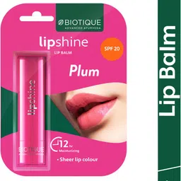 biotique Magikisses Lip Balm Plum Lush image 1