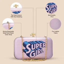 artklim Party, Casual Pink Clutch image 3