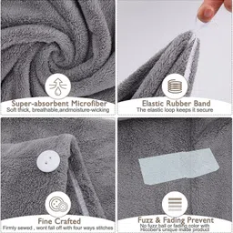 larger Microfiber 500 GSM Hair Towel image 4