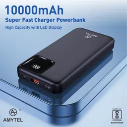 amytel 10000 mAh 25 W Compact Pocket Size Power Bank image 2
