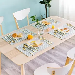 heimora Gold spoons and fork set,serving spoon Stainless Steel Cutlery Set Stainless Steel Cutlery Set image 4