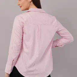 eversoft flow Women Relaxed Fit Fit Striped Casual Shirt image 2