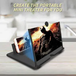 PRISHACRAFT 3D Mobile Screen Magnifier Stand 3D = 3D Screen Mobile Phone Lens image 2