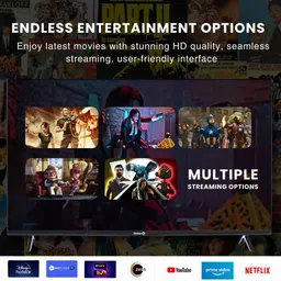 innoq Spectra 108 cm (43 inch) Full HD LED Smart Android TV with 30W Boom Speakers | 1000+ Smart Apps - Games | Mobile Screen Connect | Pixel Enhancer image 4