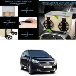 xzrtz Car Multifunctional Organizer Console Tissue holder X196 Trunk Organizer image 4