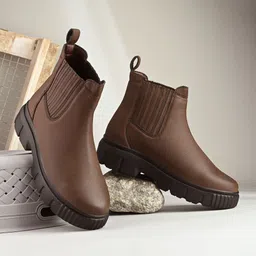 el paso Classic Chelsea Boots for Women | Sleek Formal Look | Daily & Office Wear Boots For Women-picture-23