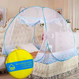verdioz (DOUBLE BED KING SIZE) Polyester Washable Adults Mosquito Net-picture-27