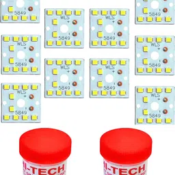 universal hub COMBO OF 10PCS 9W MCPCB AND 2PCS 10G HEATSINK PASTE FOR COOLING LED Electronic Components Electronic Hobby Kit-picture-16