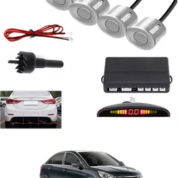 peeps store Universal 4 Silver Reverse Parking Sensor-AP25A953 Universal 4 Silver Reverse Parking Sensor-AP25A953 Parking Sensor-picture-33