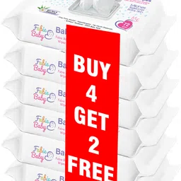 fabie baby Wipes for New Born Baby with Vitamin E & B5, 100% Paraben free, No Harsh-picture-17