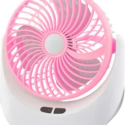 JY SUPER Cordless Comfort Portable Rechargeable Fan with 4-Hour Battery & Study Light 1880 Pnk msdf USB Fan-picture-21