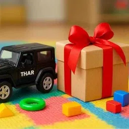 fusionco THAR Metal Toy Car For Kids With Open Able Doors ,Light & Music image 5