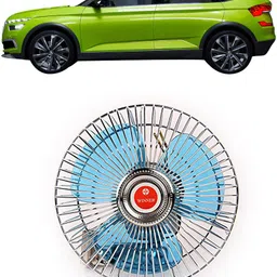 genipap Oscillating Fan 6 Inch 12V Automotive For Car/Truck/Auto rickshaw-PKN1763 Car Interior Fan image 1