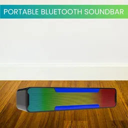GUGGU Megabar (PORTABLE HOME TV SOUNDBAR) Dynamic Thunder Sound With RGB LightYH312 20 W Bluetooth Soundbar-picture-26