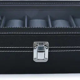 ledo Watch Box Case Organizer for Men and Women with Transparent Look Display Holder Watch Box image 4