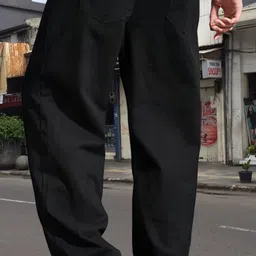 prabhuji Men Boot-Leg Mid Rise Black Jeans image 2