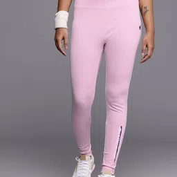 hrx by hrithik roshan Solid Women Pink Tights-picture-15
