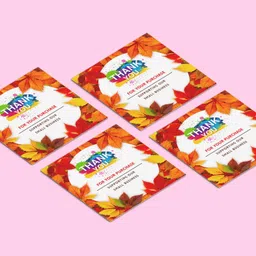 rinkon Thank You Cards (Pack of 100) For Business Thanks Greeting Card Greeting Card Business Card image 3