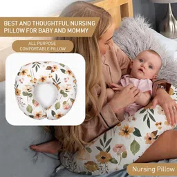 hasthip Baby Feeding Pillow for Breastfeeding and Tummy Time Pillow Breast Support Cushion image 4
