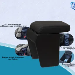 pabla enterprises High-End Car Center Armrest with Storage Compartment Comfort for NEXON Car Armrest image 3