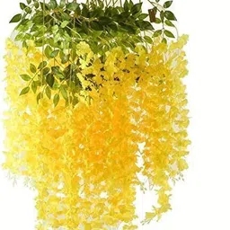 ajaa Yellow Westeria Artificial Flower-picture-37