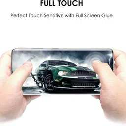 Mobiex Tempered Glass Guard for Samsung S22 Ultra Premium HD+ UV Glass with Installation Kit image 5