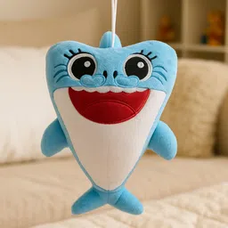 happie hugs Cute Baby Shark Plush Toy for Kids - 15 cm image 3